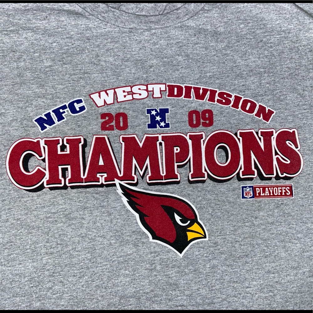 2009 Arizona Cardinals NFC West Division Champs Authentic Playoff Apparel
